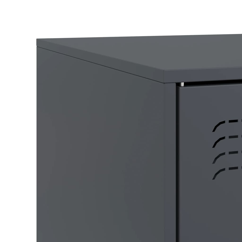 Meubles TV 2 pcs. Anthracite 67x39x44 cm en acier