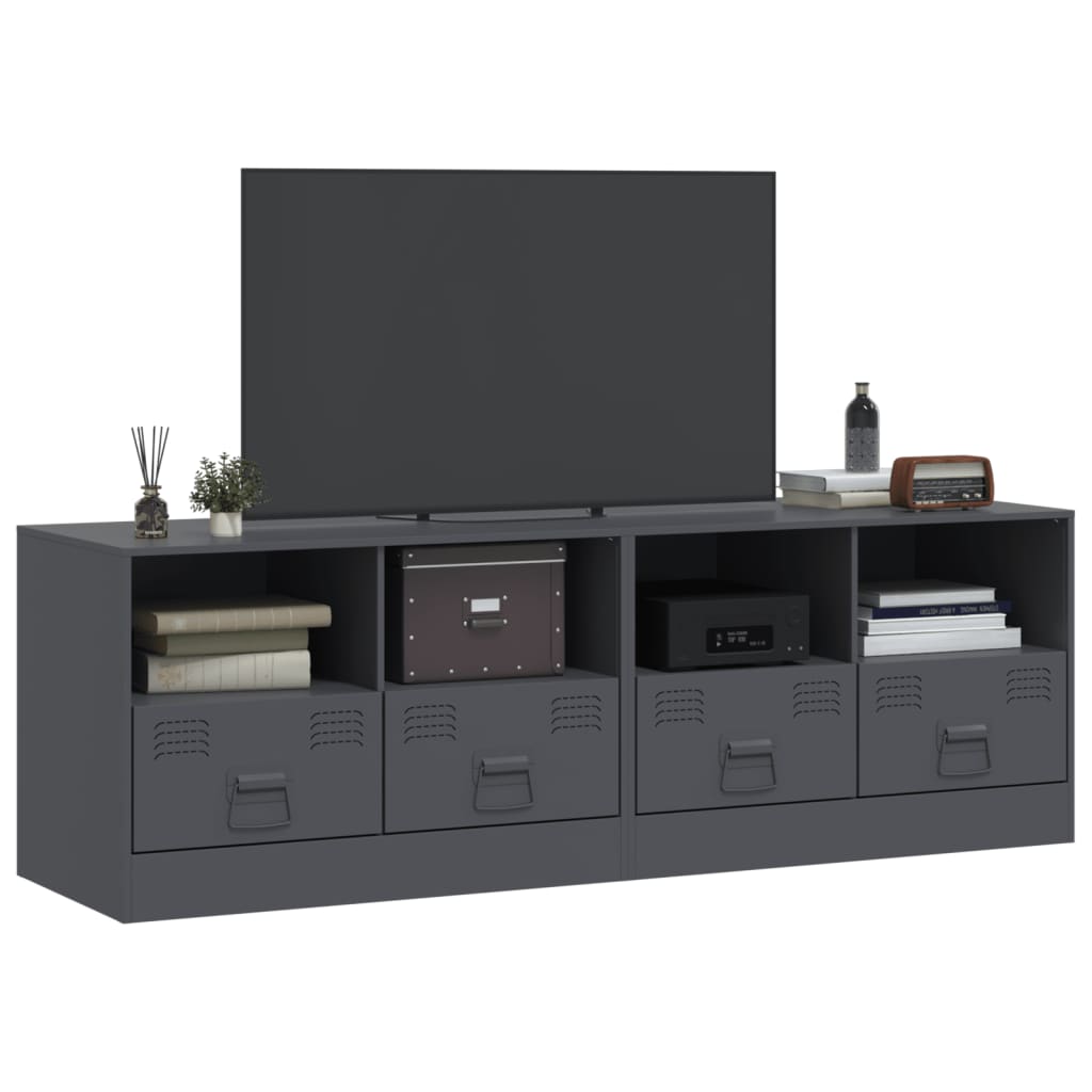 Meubles TV 2 pcs. Anthracite 67x39x44 cm en acier