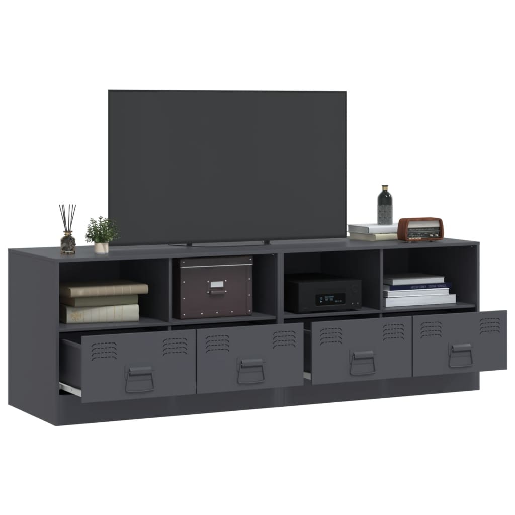 Meubles TV 2 pcs. Anthracite 67x39x44 cm en acier