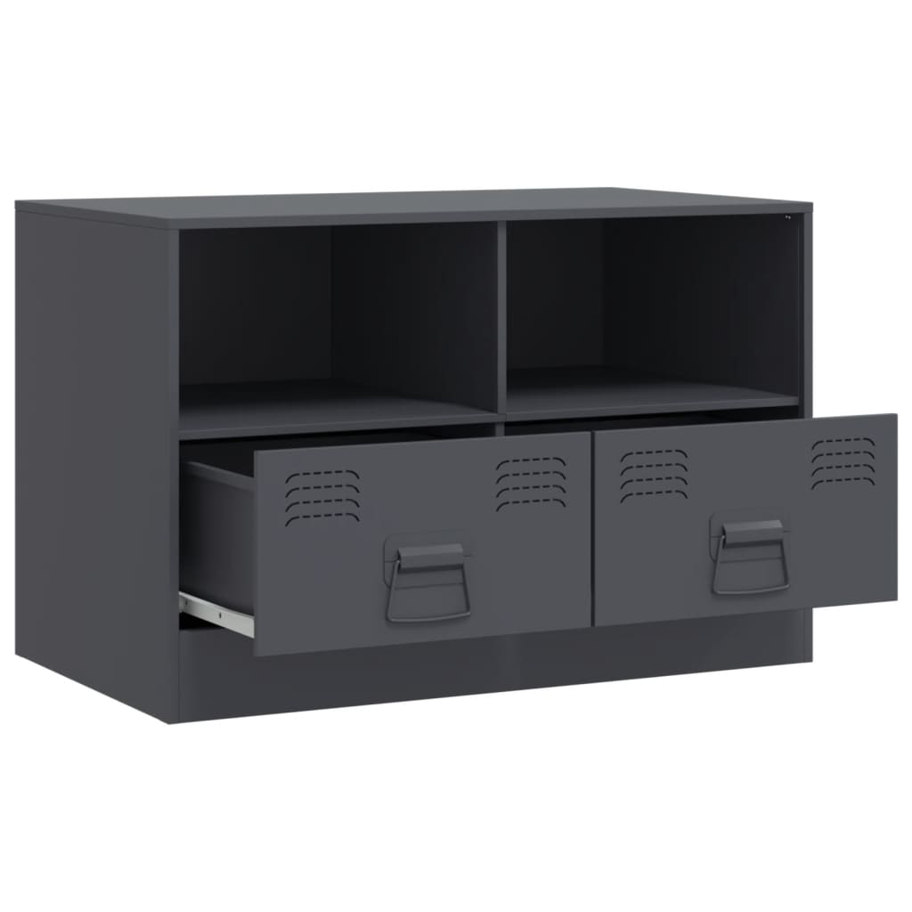 Meubles TV 2 pcs. Anthracite 67x39x44 cm en acier