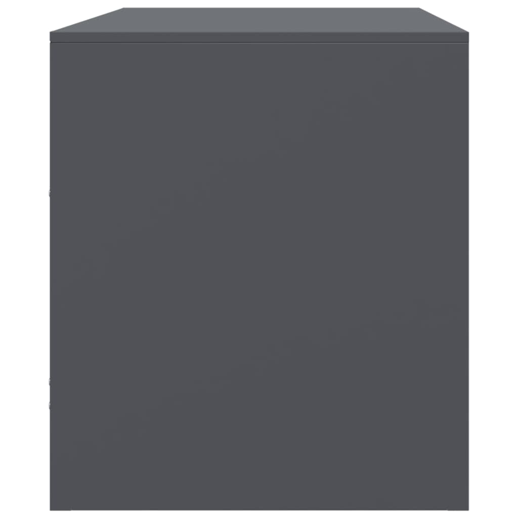 Meubles TV 2 pcs. Anthracite 67x39x44 cm en acier