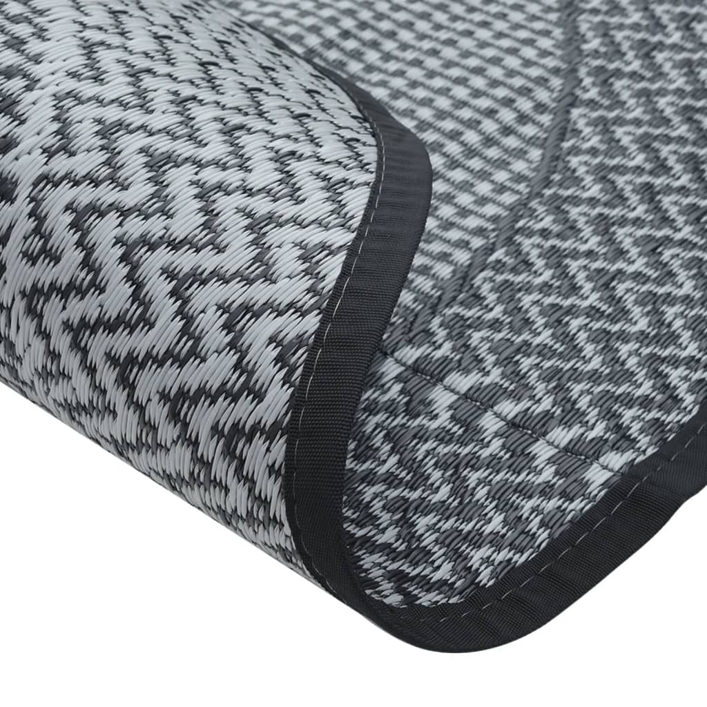 Outdoor carpet ARAKIL gray Ø200 cm PP