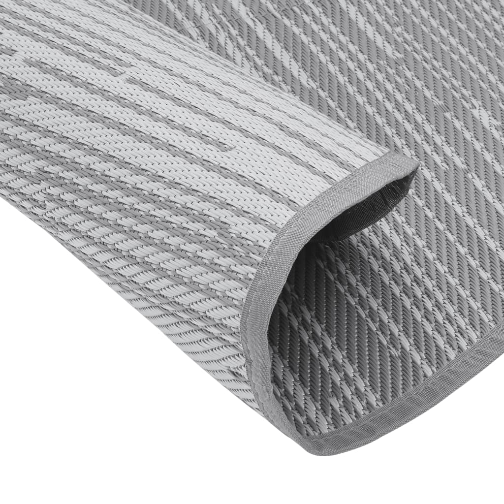 Outdoor-Teppich ARAKIL Grau Ø120 cm PP