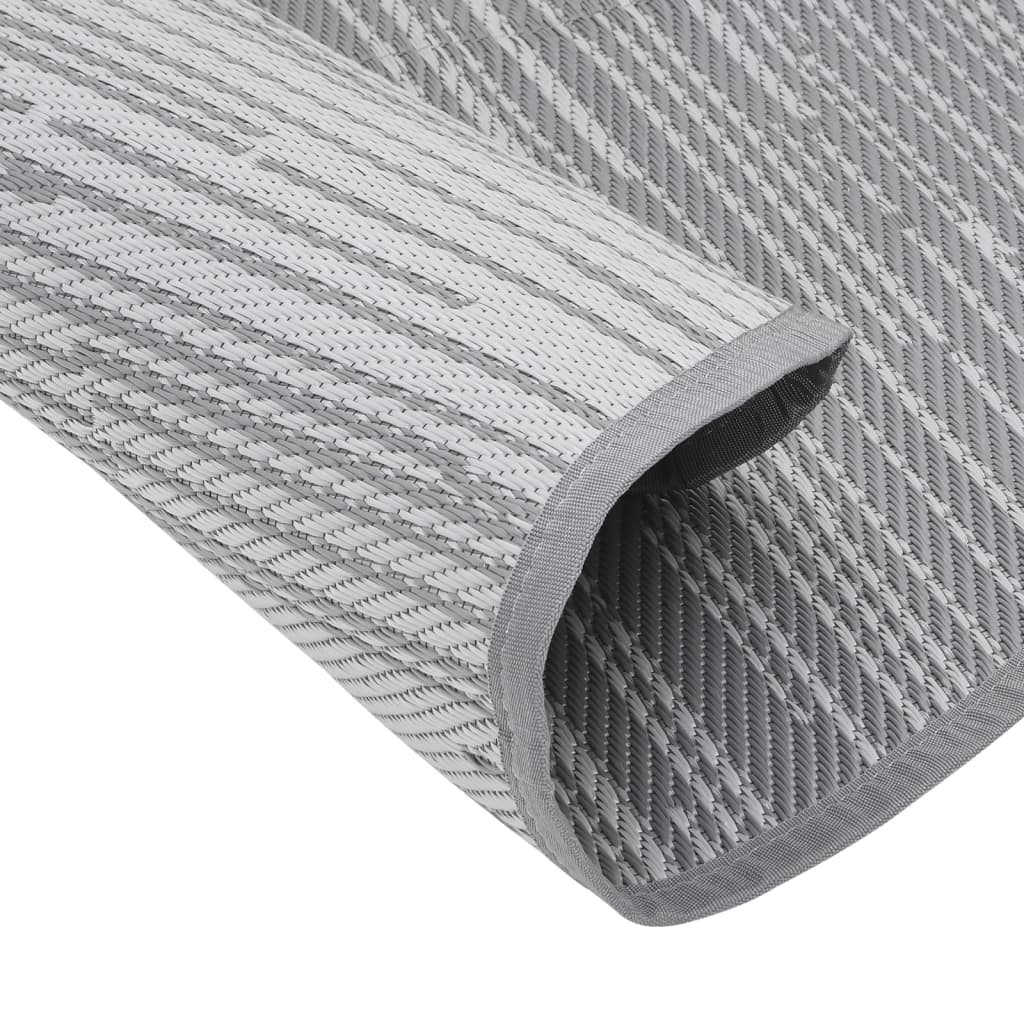 Outdoor carpet ARAKIL gray Ø200 cm PP