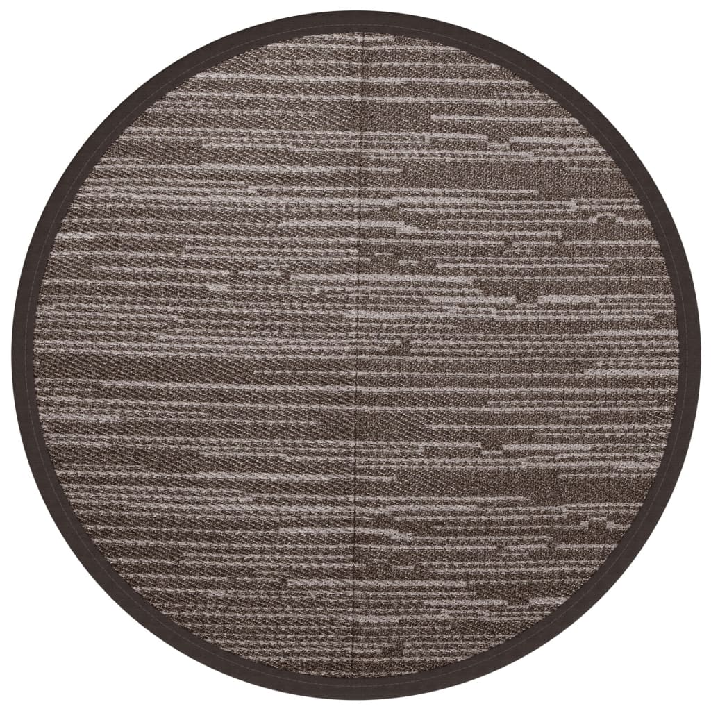 Outdoor-Teppich ARAKIL Braun Ø200 cm PP