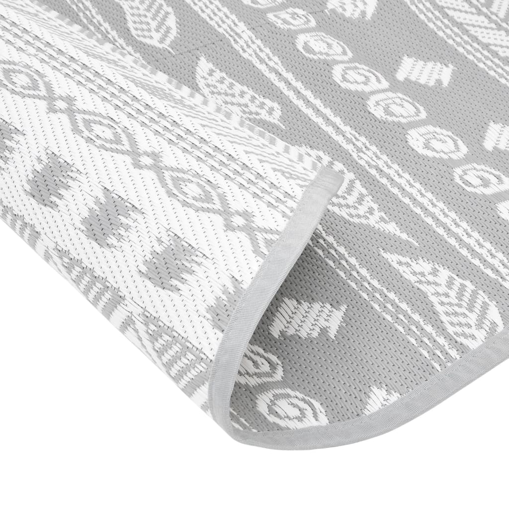 Outdoor carpet ARAKIL gray Ø200 cm PP