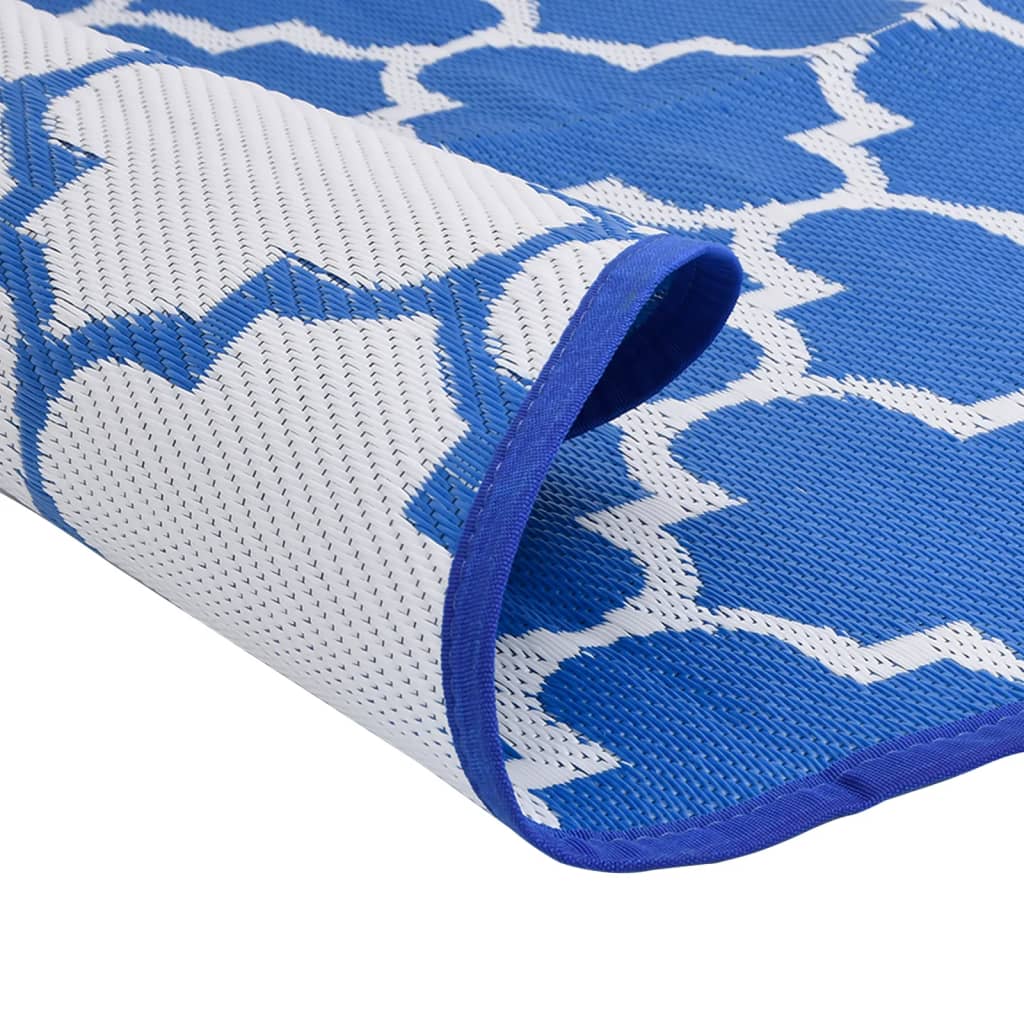 Tapis d'extérieur ARAKIL Bleu Ø160 cm PP