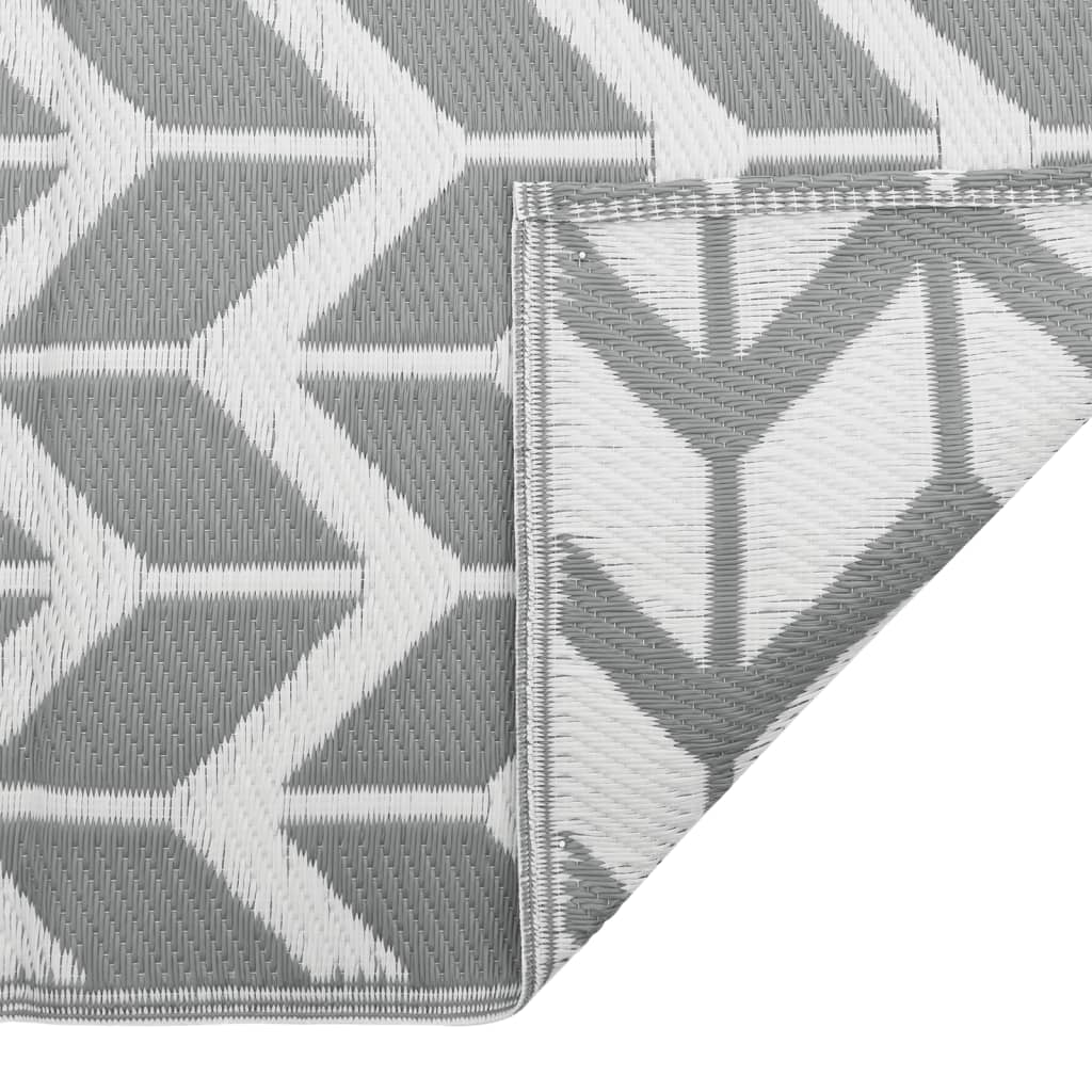 Outdoor carpet ARAKIL gray 160x230 cm PP