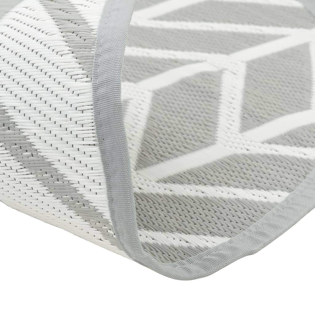 Outdoor carpet ARAKIL gray Ø160 cm PP