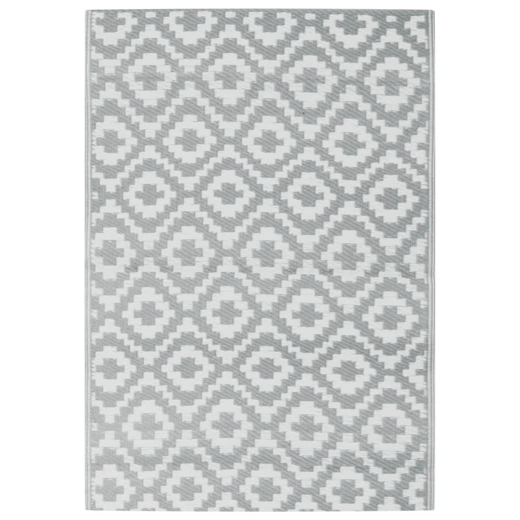 Outdoor carpet ARAKIL gray 160x230 cm PP
