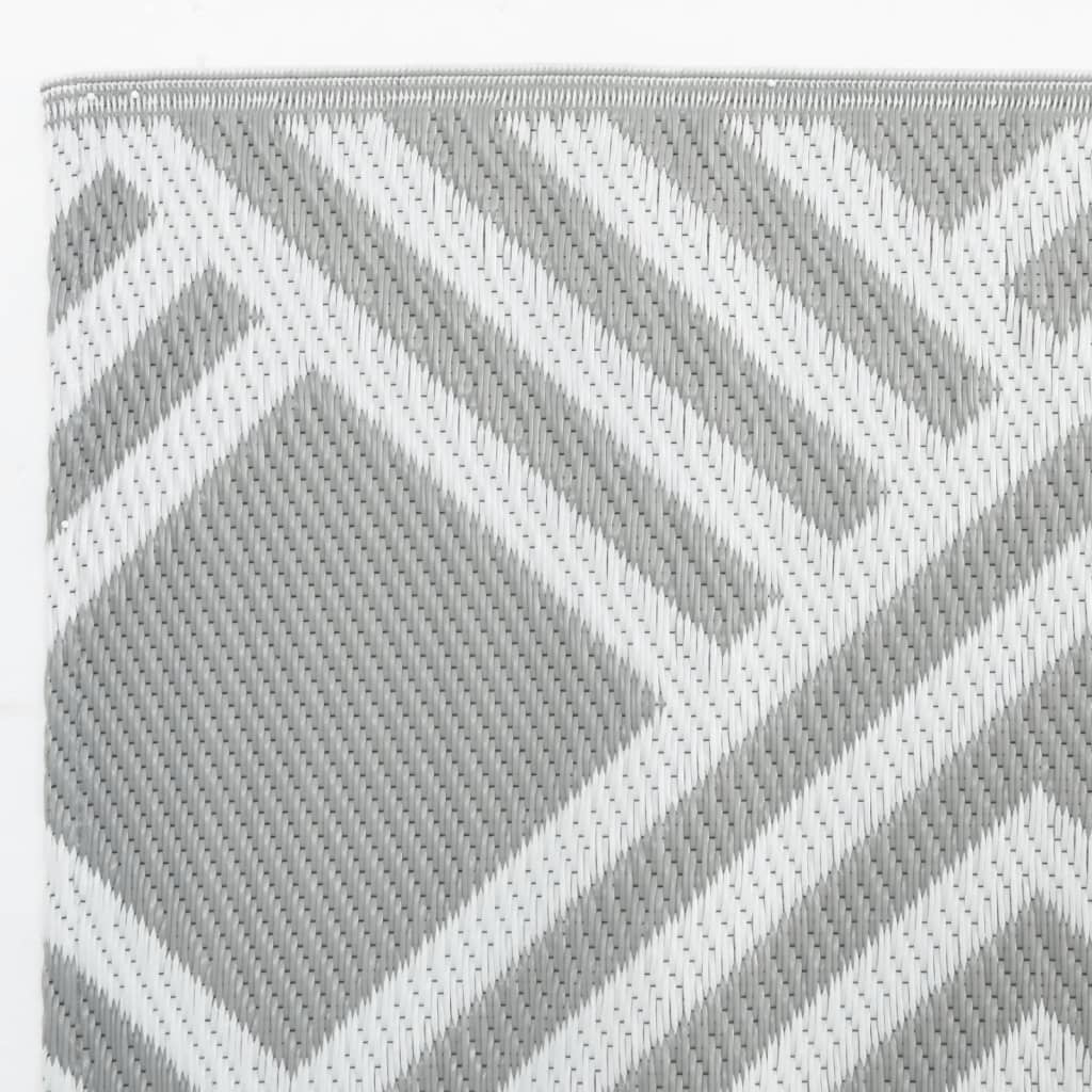 Outdoor carpet ARAKIL gray 80x150 cm PP