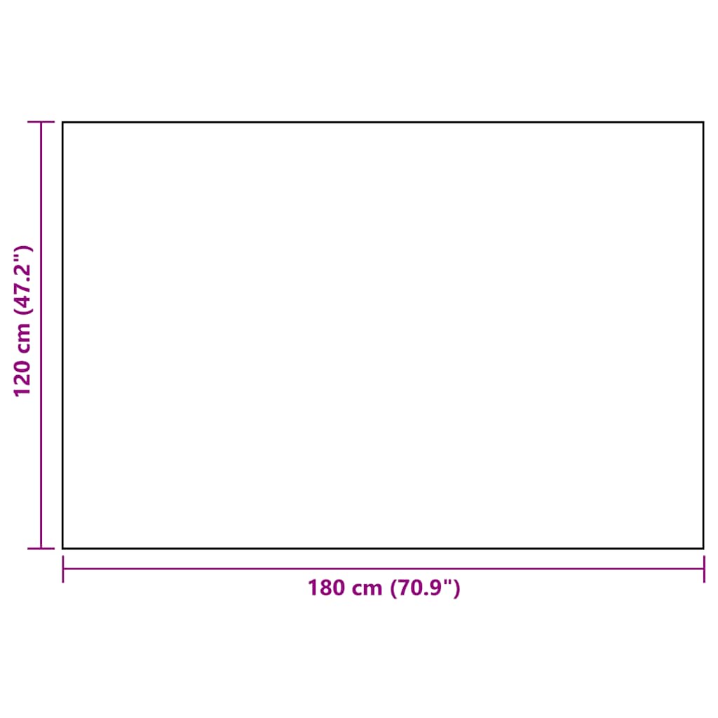 Outdoor rug ARAKIL white and black 120x180 cm PP