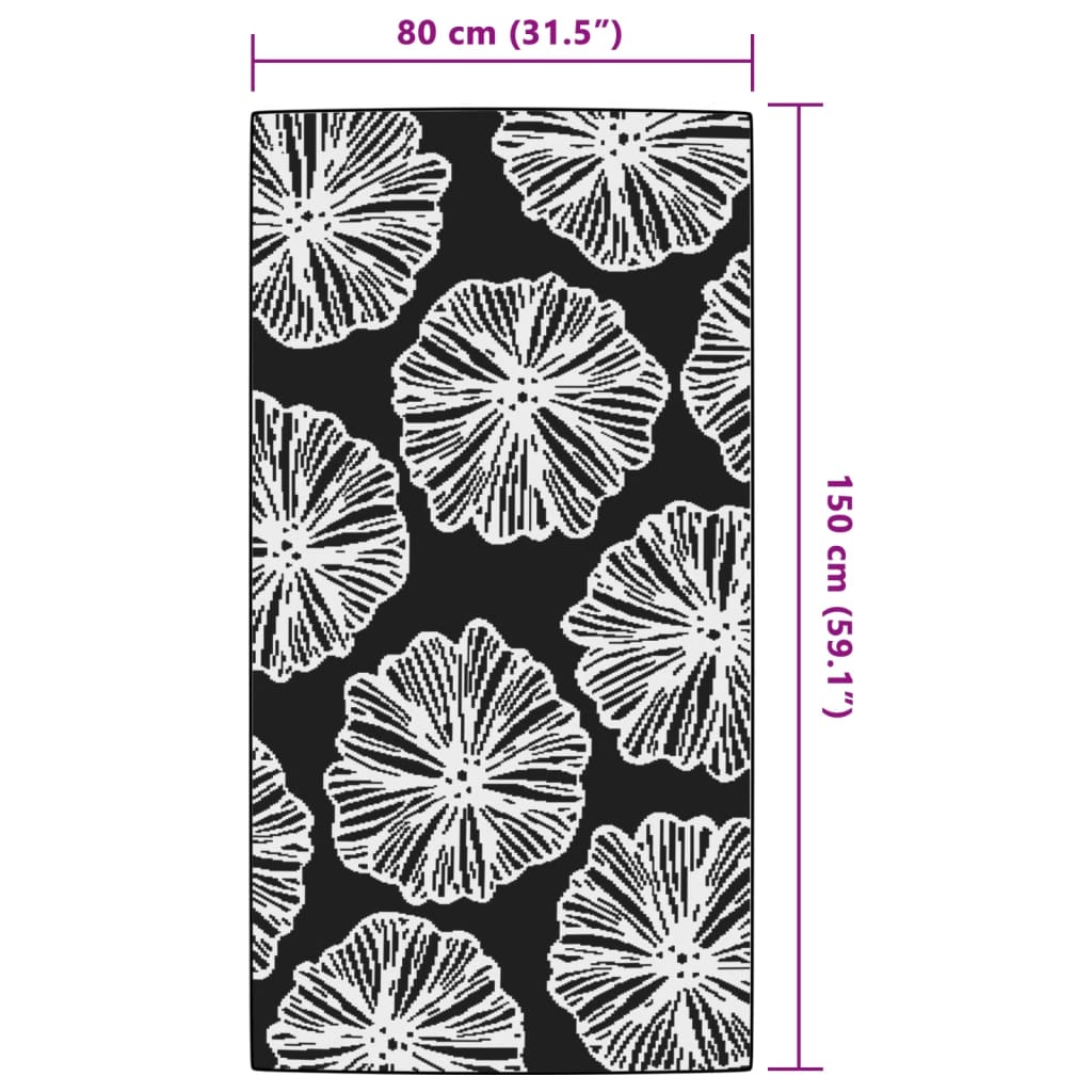 Outdoor carpet ARAKIL green 80x150 cm PP