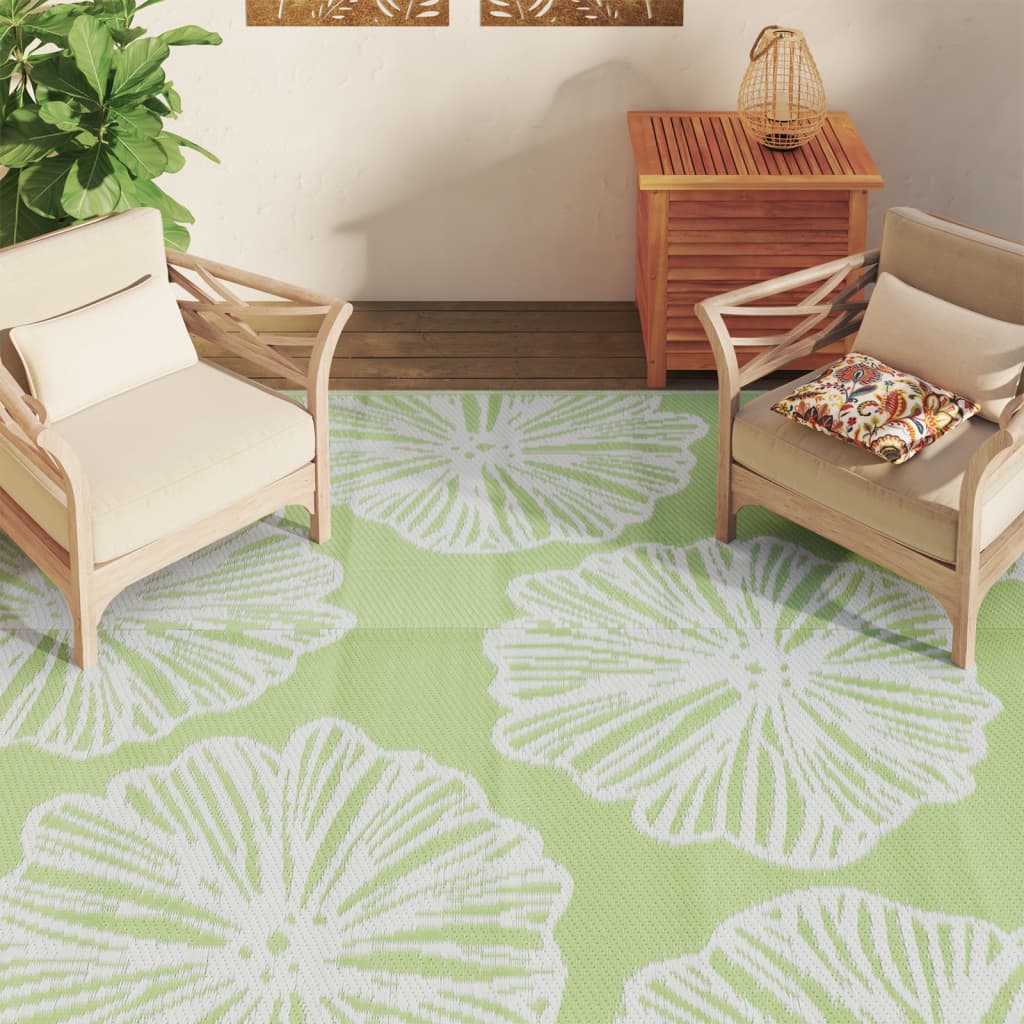 Outdoor carpet ARAKIL green 190x290 cm PP