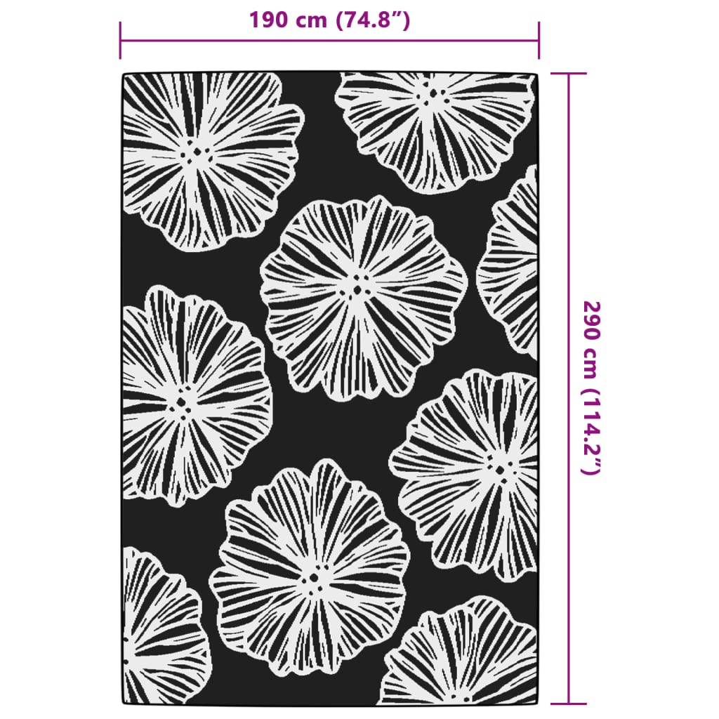 Outdoor carpet ARAKIL green 190x290 cm PP