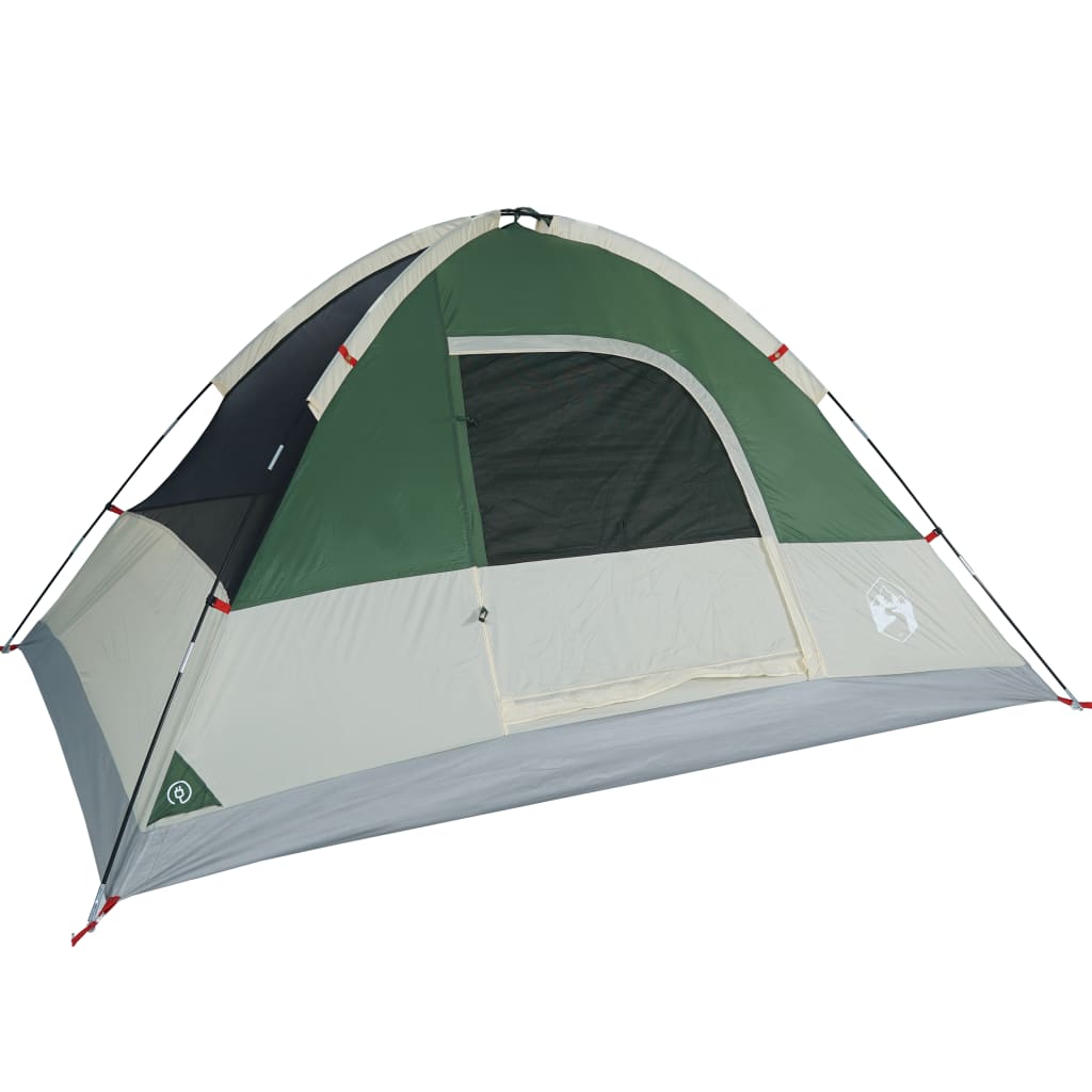 Tente familiale dôme 6 personnes verte imperméable