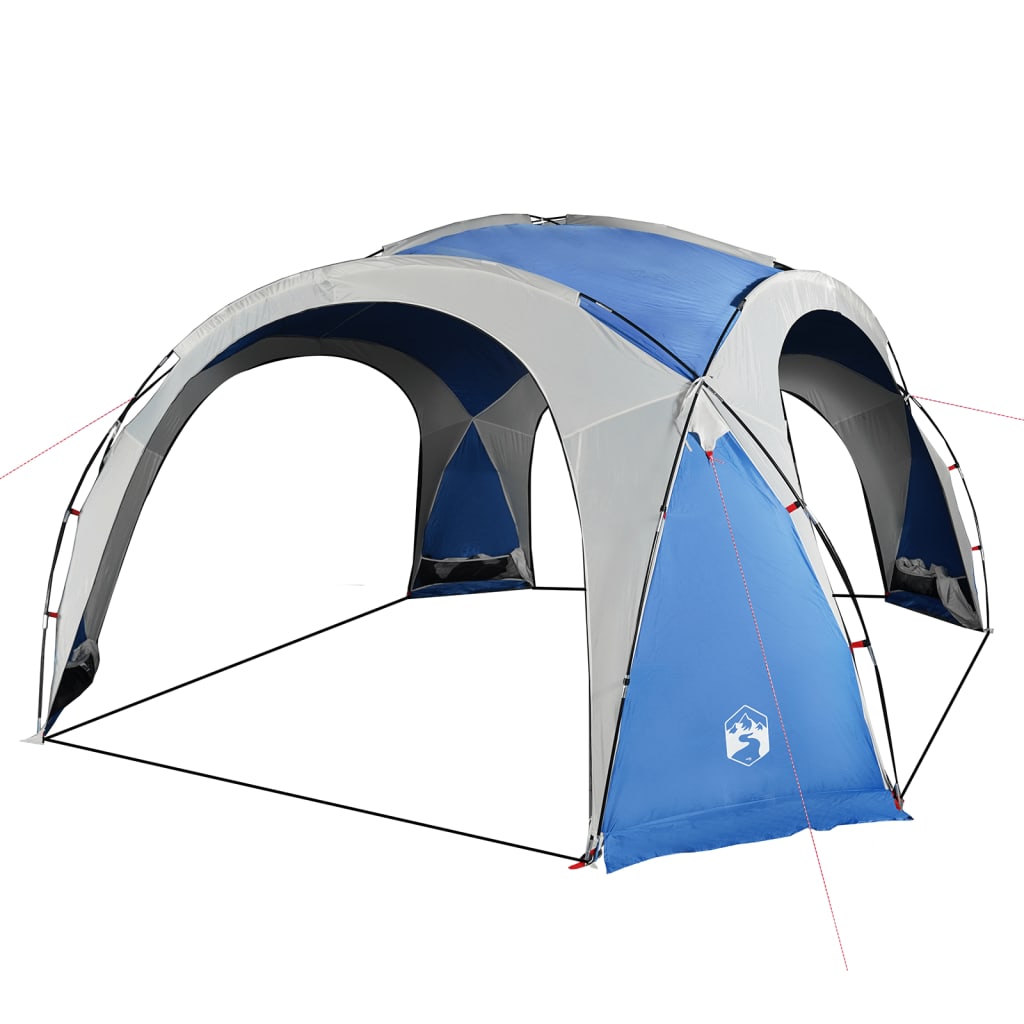 Tente de fête bleue imperméable