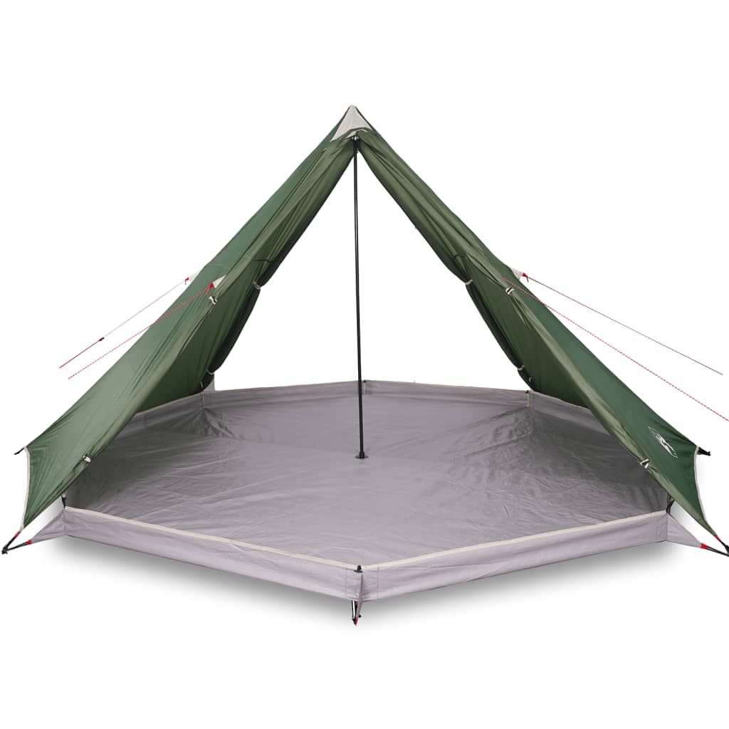 Tipi Family Tent 8 Persons Green Waterproof