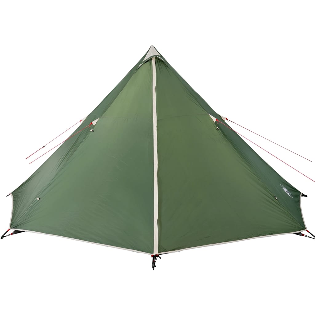 Tipi Family Tent 8 Persons Green Waterproof