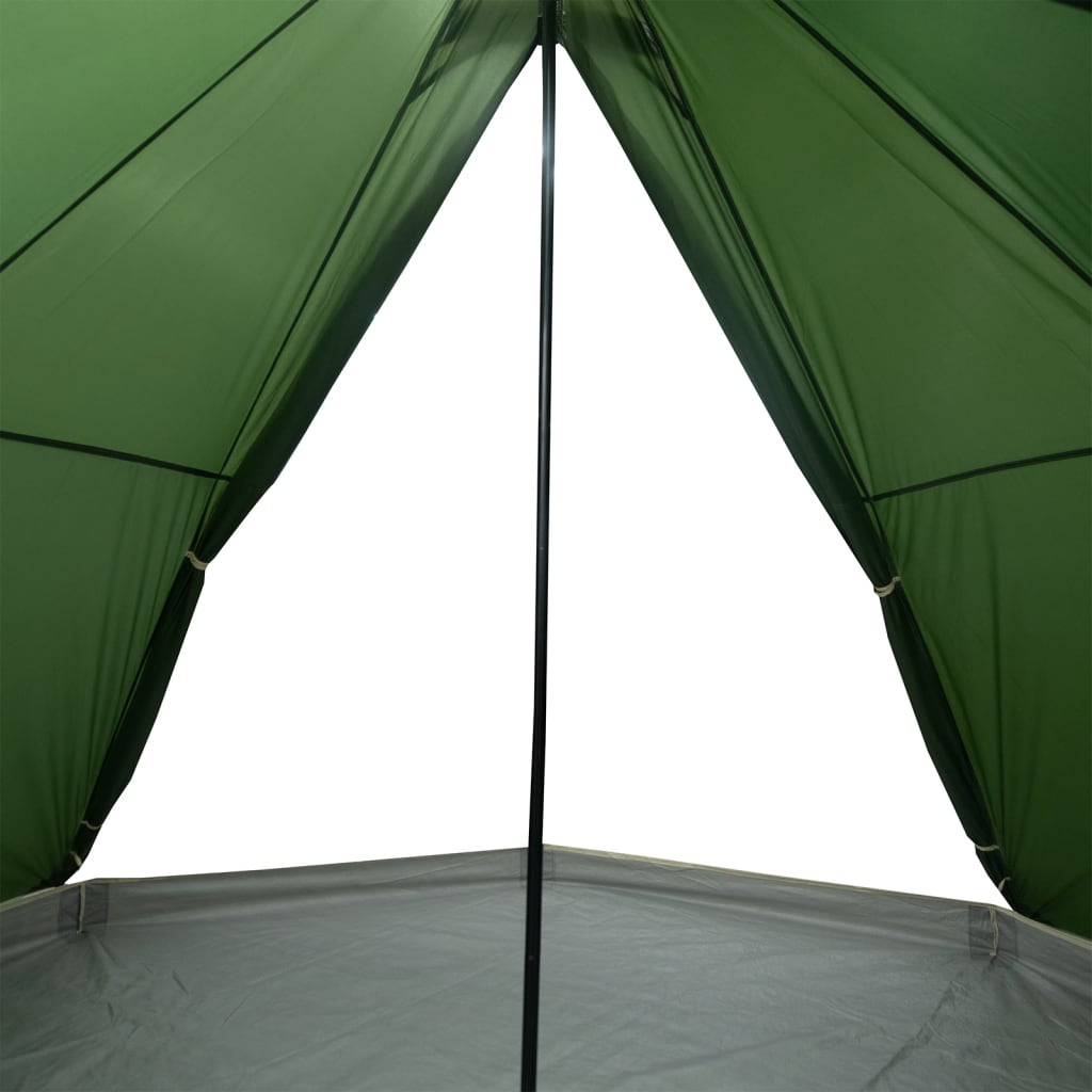 Tipi Family Tent 8 Persons Green Waterproof