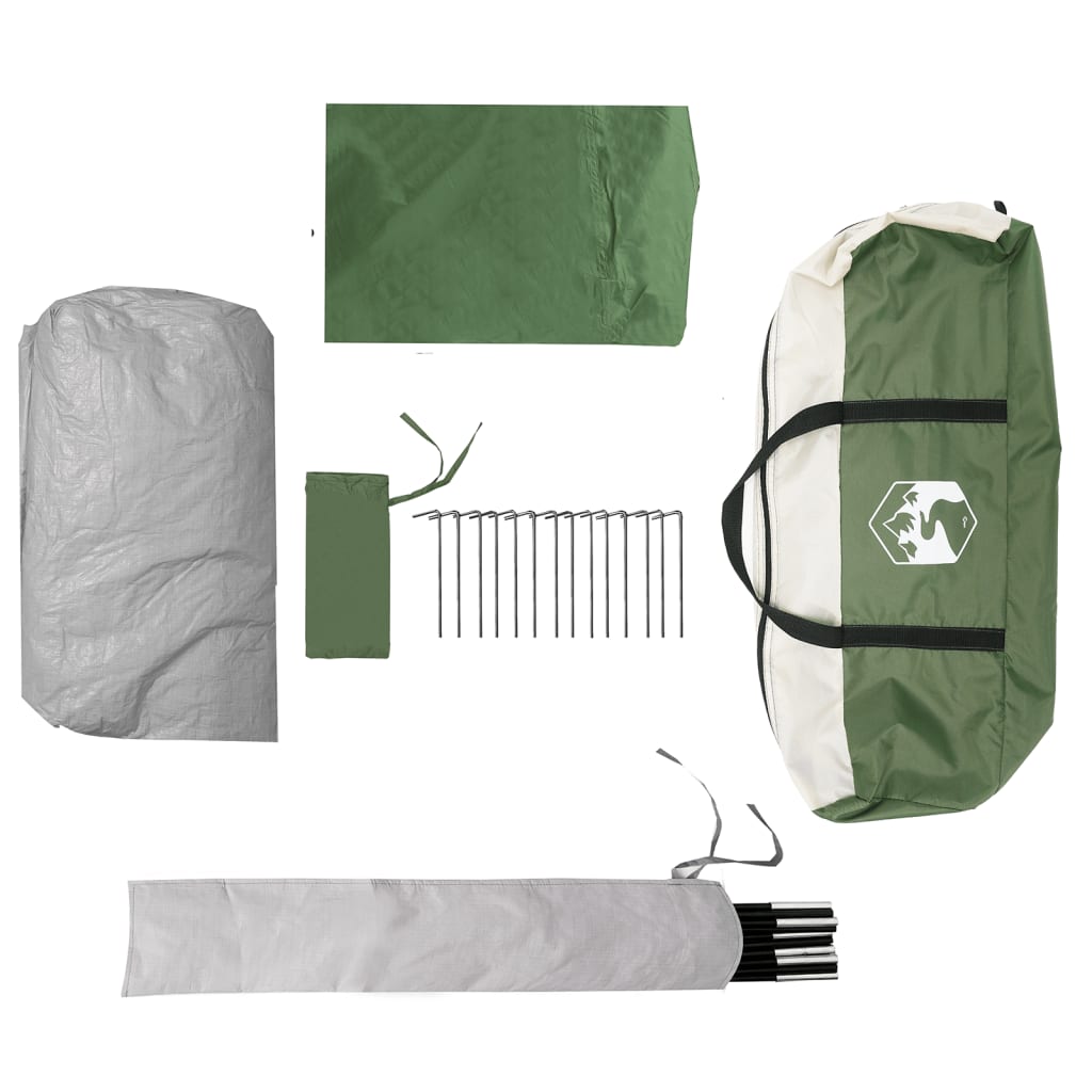 Tipi Family Tent 8 Persons Green Waterproof