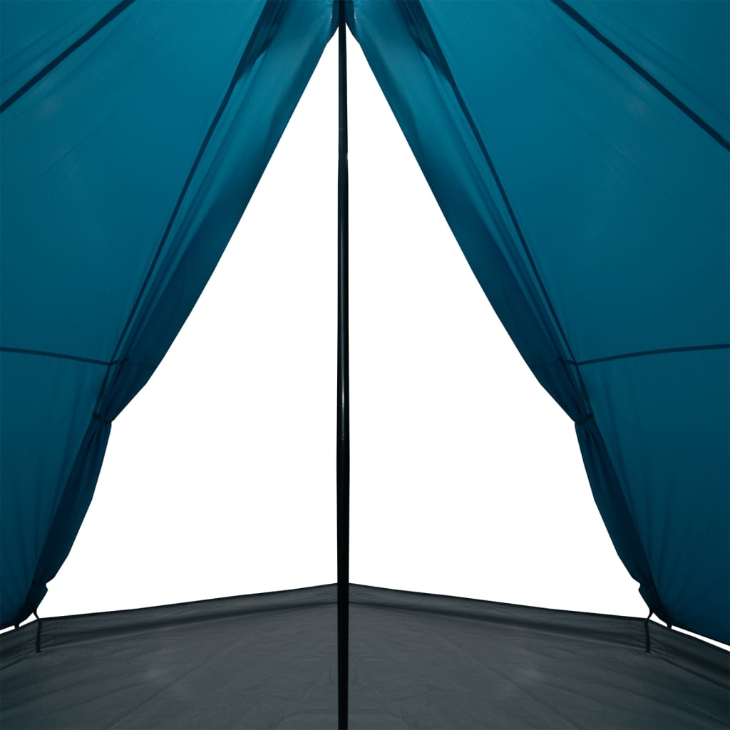 Tipi Family Tent 8 Persons Blue Waterproof