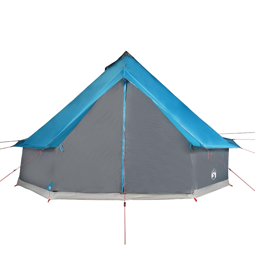 Tipi Family Tent 8 Persons Blue Waterproof