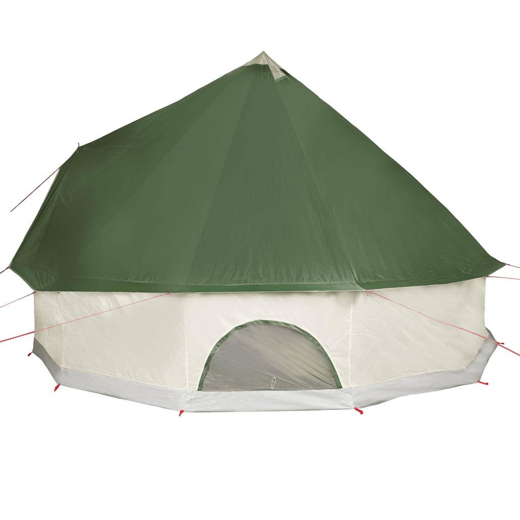 Tipi Family Tent 10 Persons Green Waterproof
