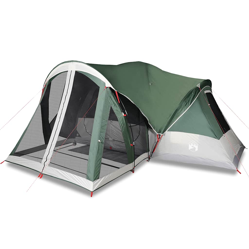 Tipi Family Tent 8 Persons Green Waterproof