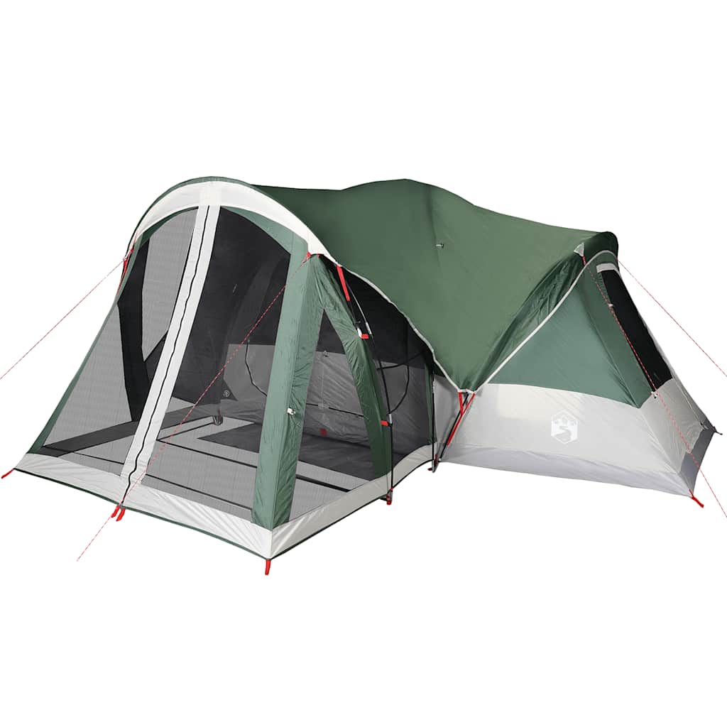 Tipi Family Tent 8 Persons Green Waterproof