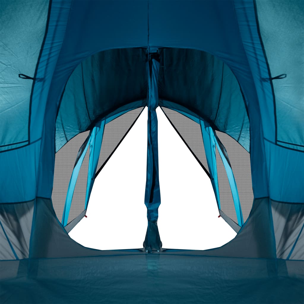 Tipi Family Tent 8 Persons Blue Waterproof