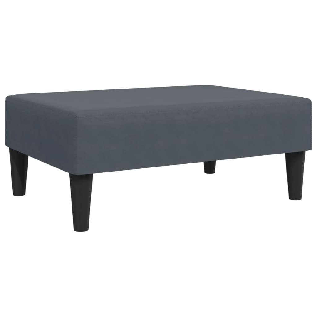 2-piece sofa set with cushions dark grey velvet