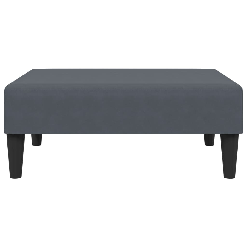 2-piece sofa set with cushions dark grey velvet