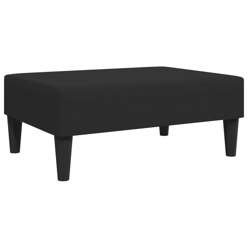 2-piece sofa set black velvet