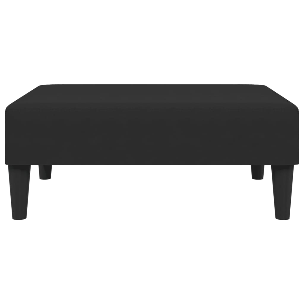 2-piece sofa set black velvet