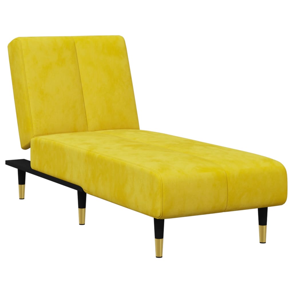 2-piece sofa set yellow velvet