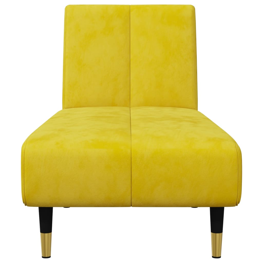 2-piece sofa set yellow velvet