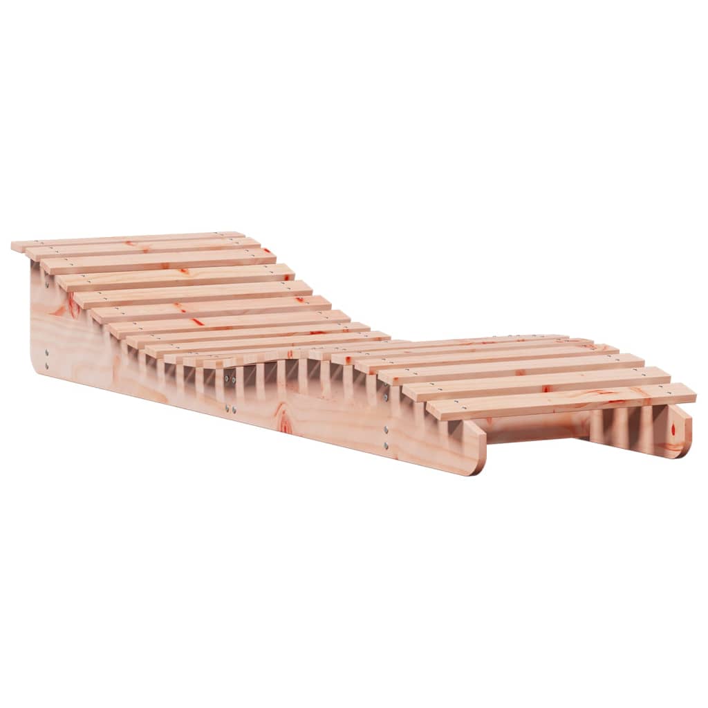 Sun lounger 205x60x31.5 cm solid Douglas fir wood