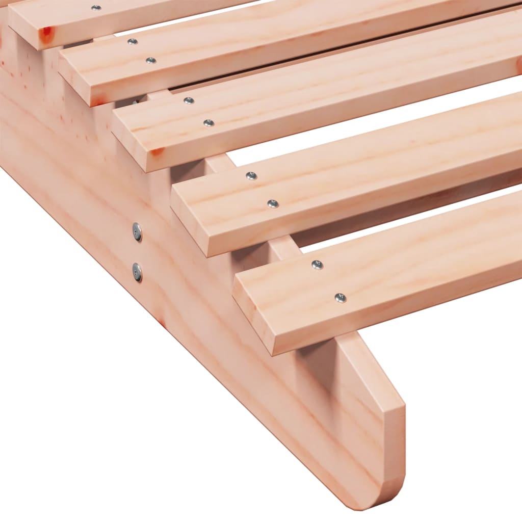 Sun lounger 205x60x31.5 cm solid Douglas fir wood
