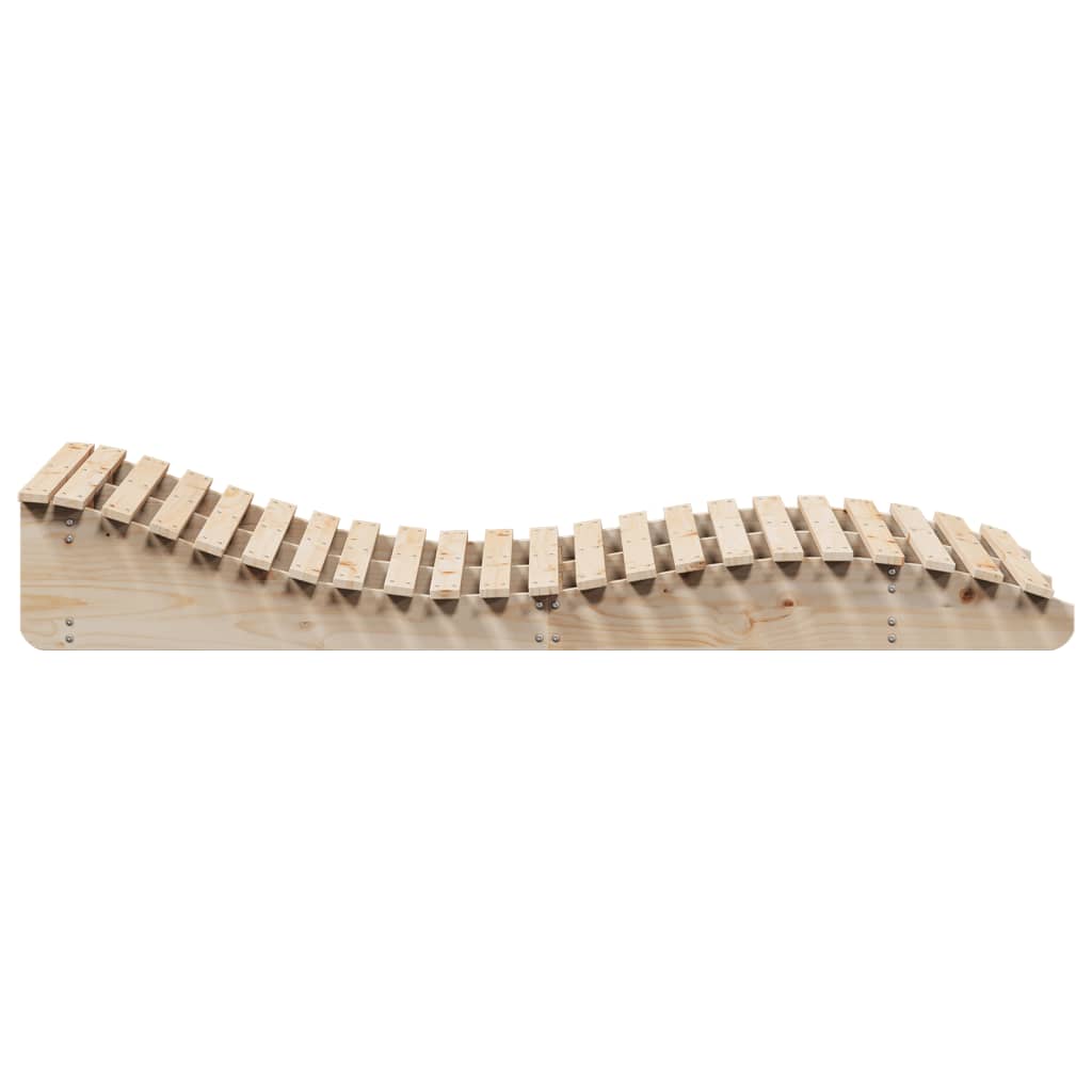 Sun lounger 205x110x31.5 cm solid pine wood