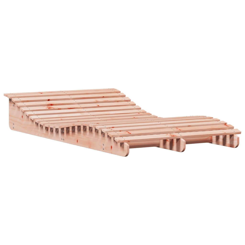 Sun lounger 205x110x31.5 cm solid Douglas fir wood