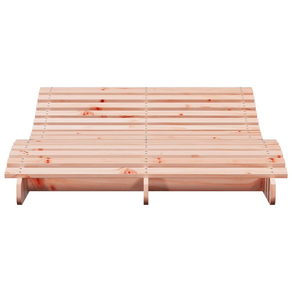 Sun lounger 205x110x31.5 cm solid Douglas fir wood