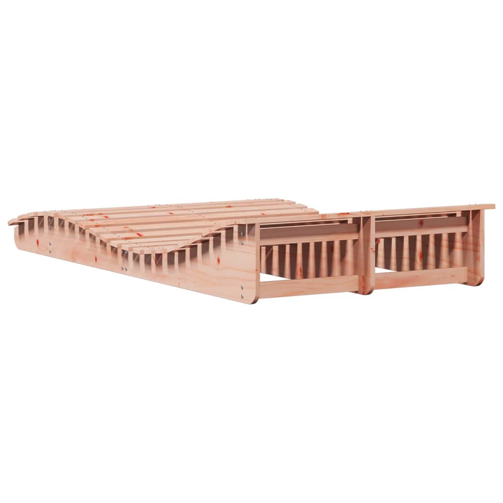 Sun lounger 205x110x31.5 cm solid Douglas fir wood