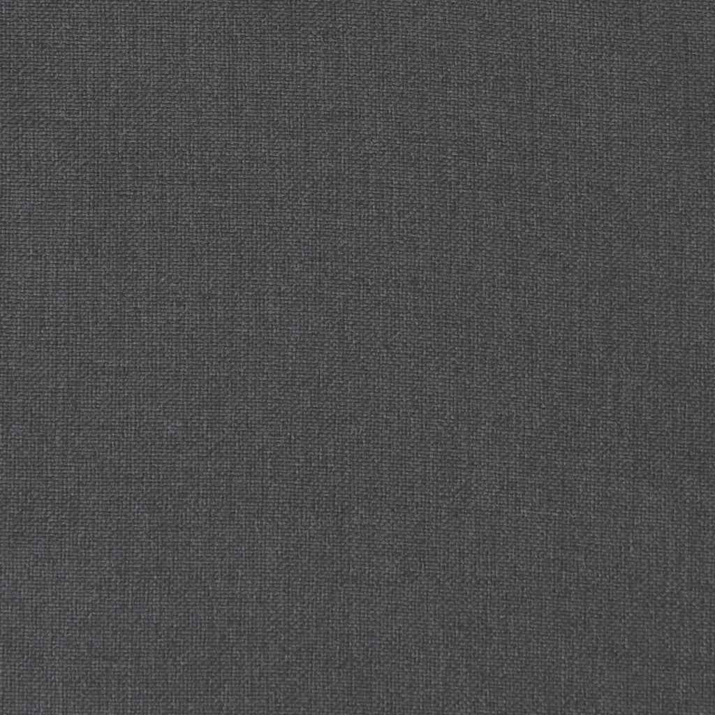 Sonnenliegen-Auflage Melange Anthrazit 186x58x4 cm Stoff