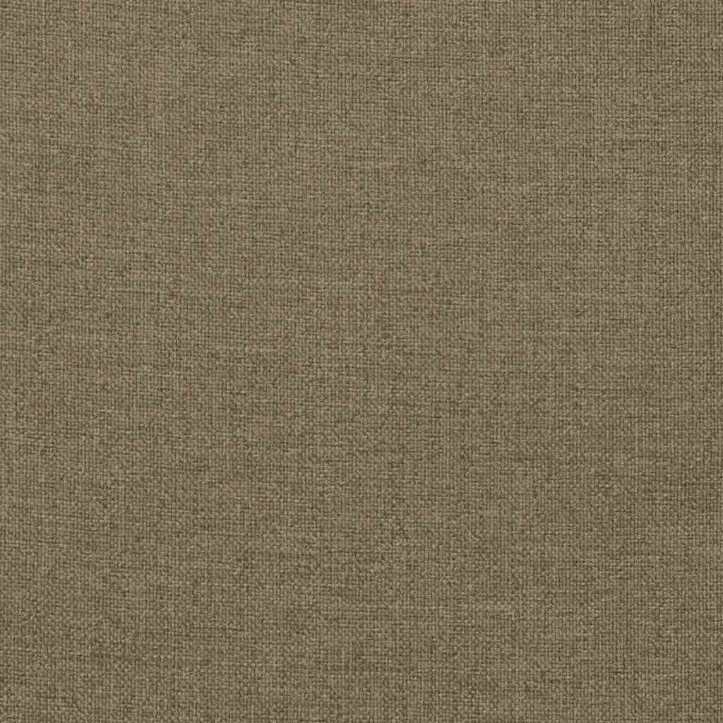 Sonnenliegen-Auflage Melange Taupe 186x58x4 cm Stoff