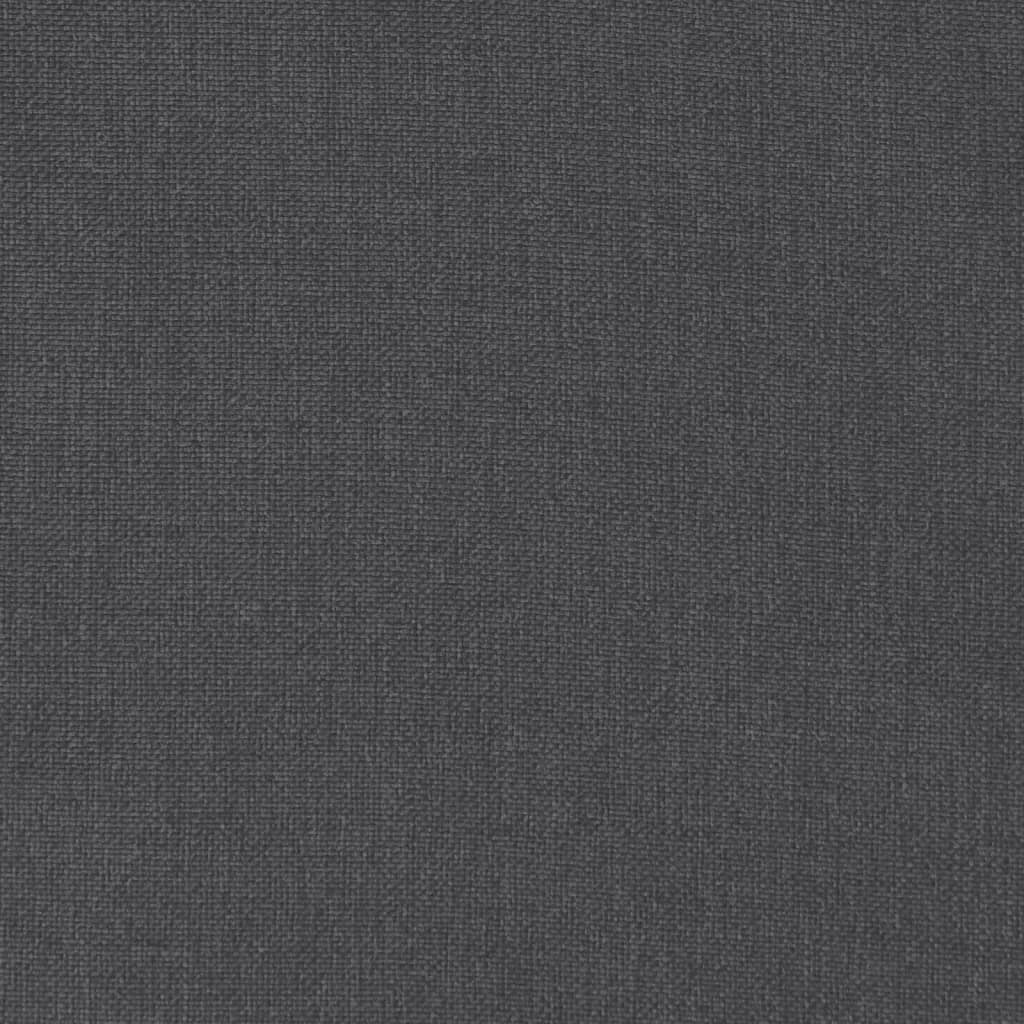 Coussin de bain de soleil Melange Anthracite 200x70x4 cm tissu