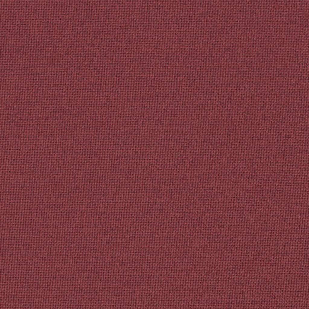 Sonnenliegen-Auflage Melange Weinrot 200x70x4 cm Stoff