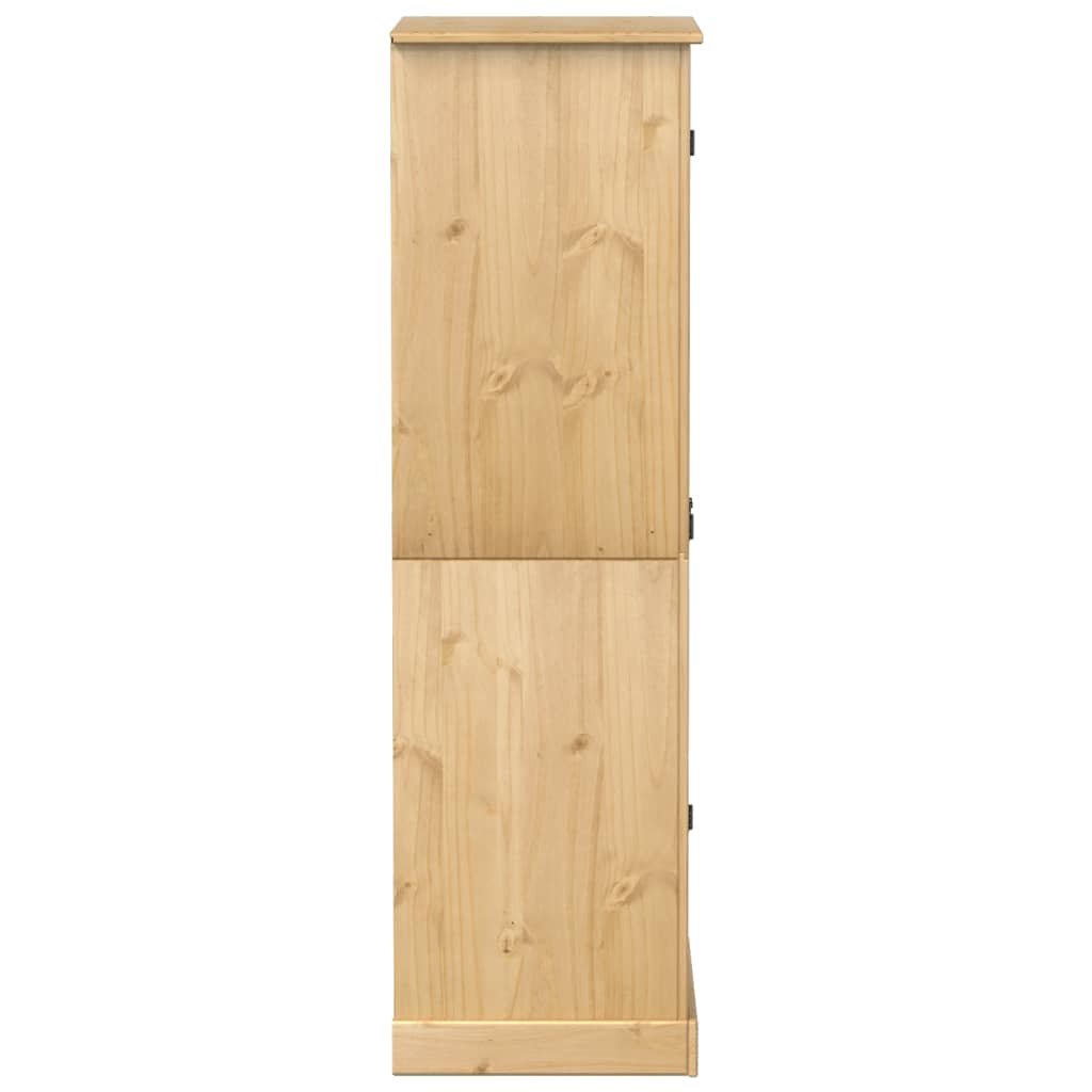 Wardrobe Corona 76x50x170 cm solid pine wood