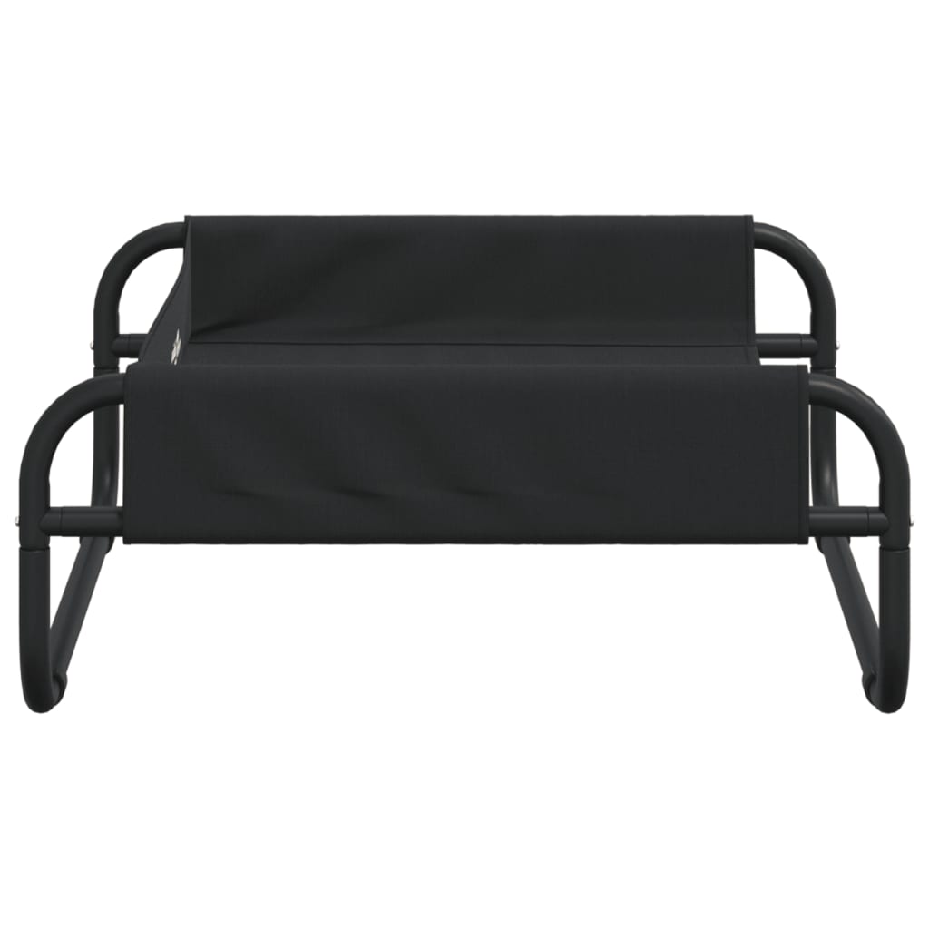 Raised Dog Bed Anthracite Oxford Fabric and Steel