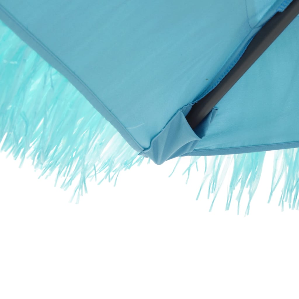 Parasol with steel pole blue 269x269x235 cm